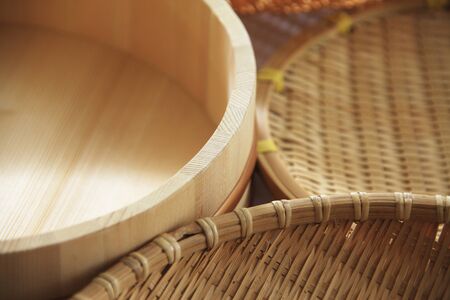 Colander and tubの写真素材