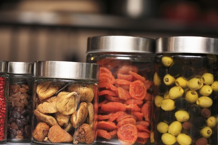 Glass bottle ingredientsの写真素材