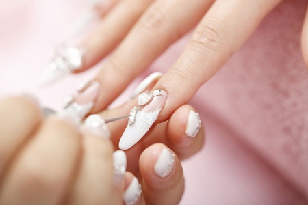 Nail artの写真素材
