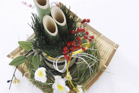 Kadomatsu ornamentの写真素材