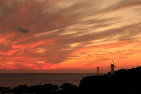 Shionomisaki lighthouseの写真素材