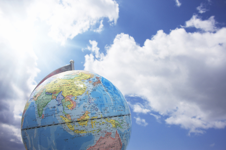 Earth and skyの写真素材