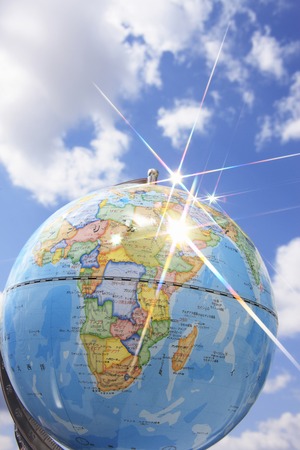 Earth and skyの写真素材