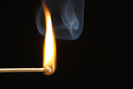 Match with a flame