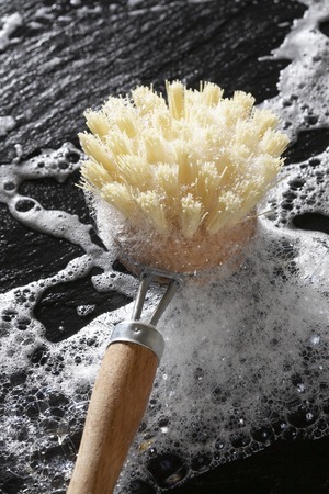Brush cleaningの写真素材