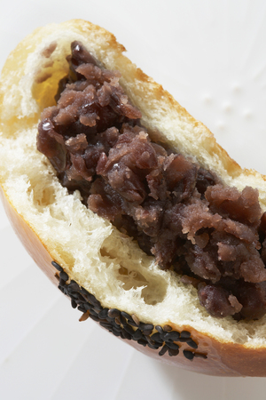 Bean paste bunの写真素材