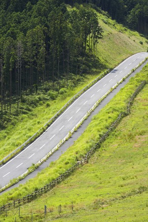 Mountain roadの写真素材