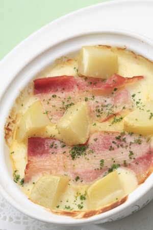 Bacon gratinの写真素材