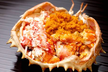 Shelled of king crabの写真素材