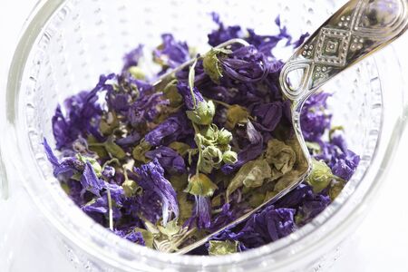 Herbal tea leavesの写真素材