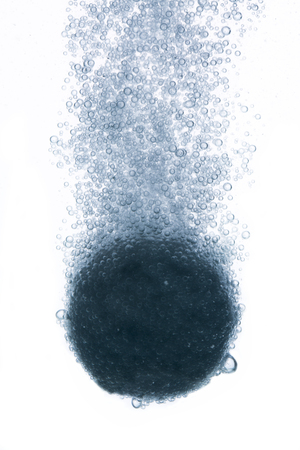 Bubbly soluble tabletsの写真素材