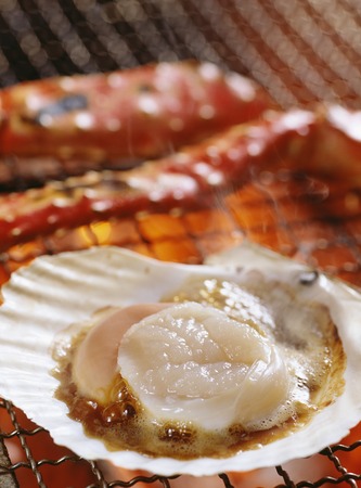 Seafood grilledの写真素材