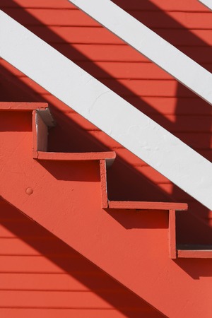 Marina del Rey red buildingの写真素材