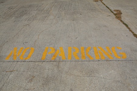 No parkingの写真素材