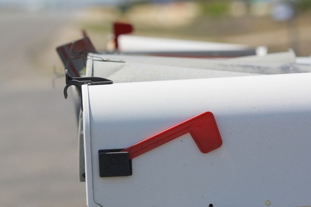 Mail postの写真素材