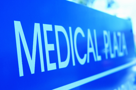 Hospital labelの写真素材