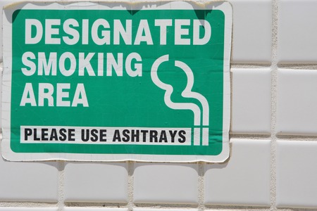 Smoking Areaの写真素材