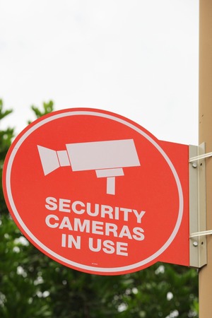 Security camera sign