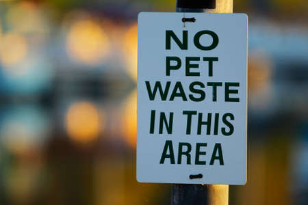 No pets signの写真素材