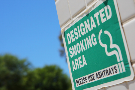 Smoking Areaの写真素材