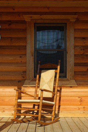 Log cabinの写真素材