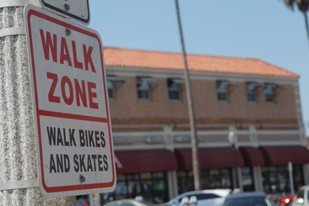 Guidance of the pedestrian zone