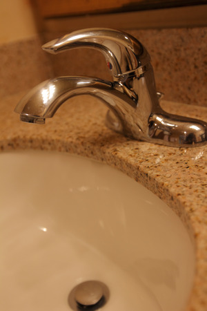 Lavatory faucetの写真素材