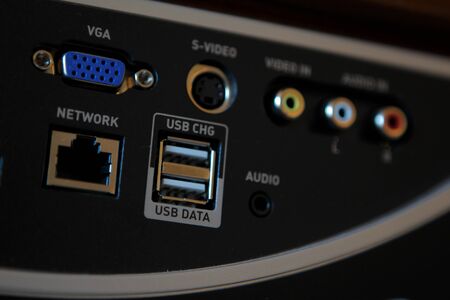 Audio connectorの写真素材