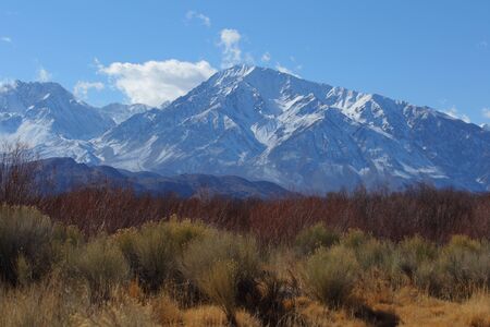 Bishop mountains ofの写真素材