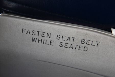 Seat belt signの写真素材