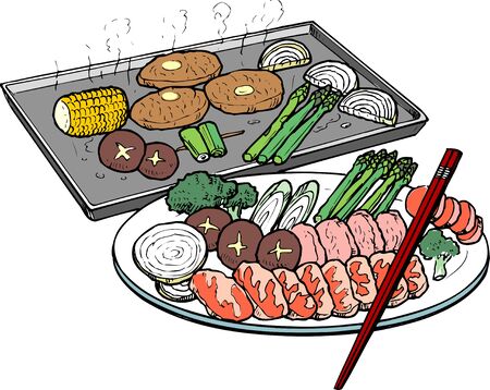 Teppan-yakiの写真素材