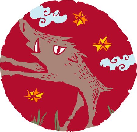 Wild boarの写真素材