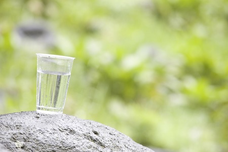 Drinking waterの写真素材