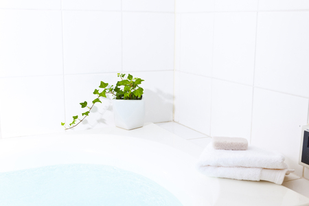 White bathroomの写真素材