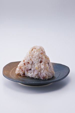Millet rice rice ballsの写真素材