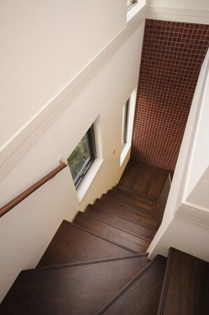 Stairs and windowsの写真素材