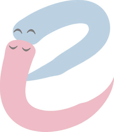 Character illustrations colorの写真素材