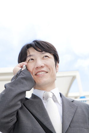 Corporate phoneの写真素材