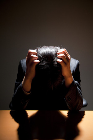 Businessmen headの写真素材