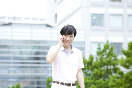 Corporate phoneの写真素材