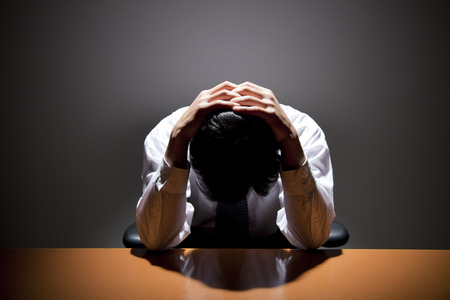 Businessmen headの写真素材