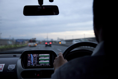 Electric driver's seatの写真素材