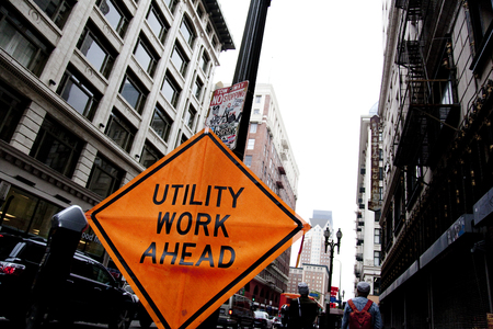 Downtown streetsのeditorial素材