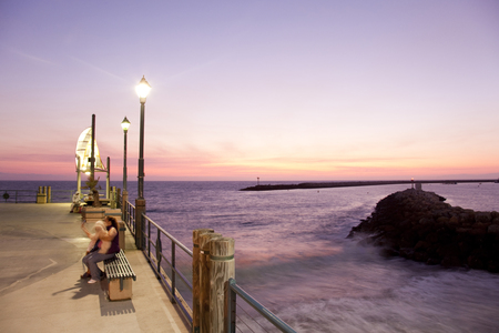 Redondo Beach Sunsetの写真素材