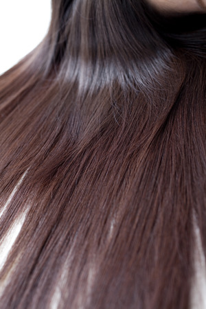 Long black hairの写真素材