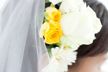 Bride of flowersの写真素材