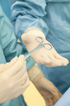 Hand surgeon surgeryの写真素材