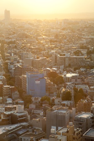 Tokyo sunsetのeditorial素材