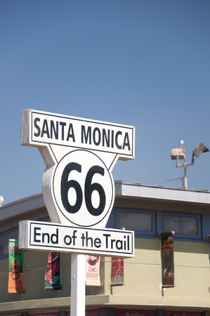 Sign of Route 66のeditorial素材