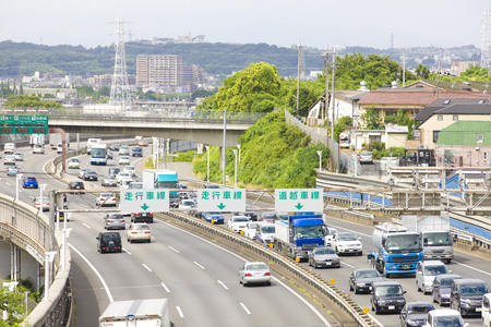 Traffic congestionのeditorial素材